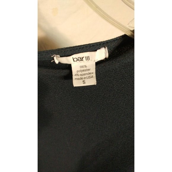 Bar III Womens Pullover SHIRT with 1/4 zip size Small USA Made - Picture 3 of 5